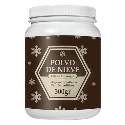Un bote de Colageno Polvo de Nieve (300g c/u) con 40% de descuento
