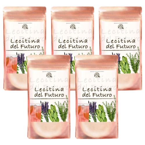 Cinco bolsas de Lecitina del Futuro (100g c/u) con 55% de descuento