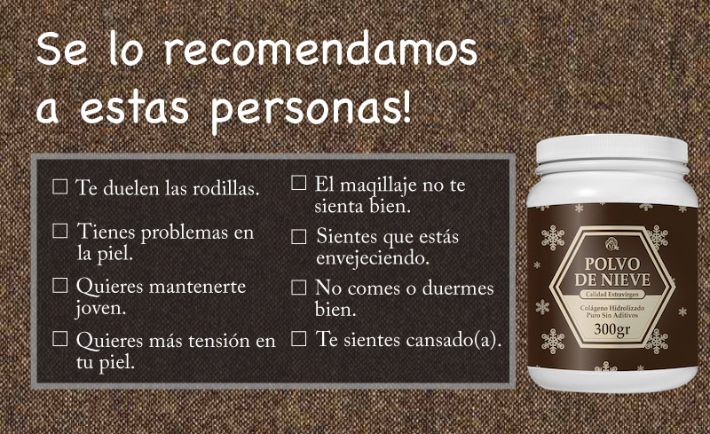 Se lo recomendamos a estas personas.