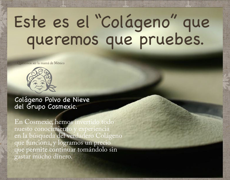 En Cosmexic hemos invertido todo nuesto conocimiento y experiencia en la búsqueda del verdadero colágeno que funciona, y logramos un precio que permite continuar tomándolo sin gastar mucho dinero.