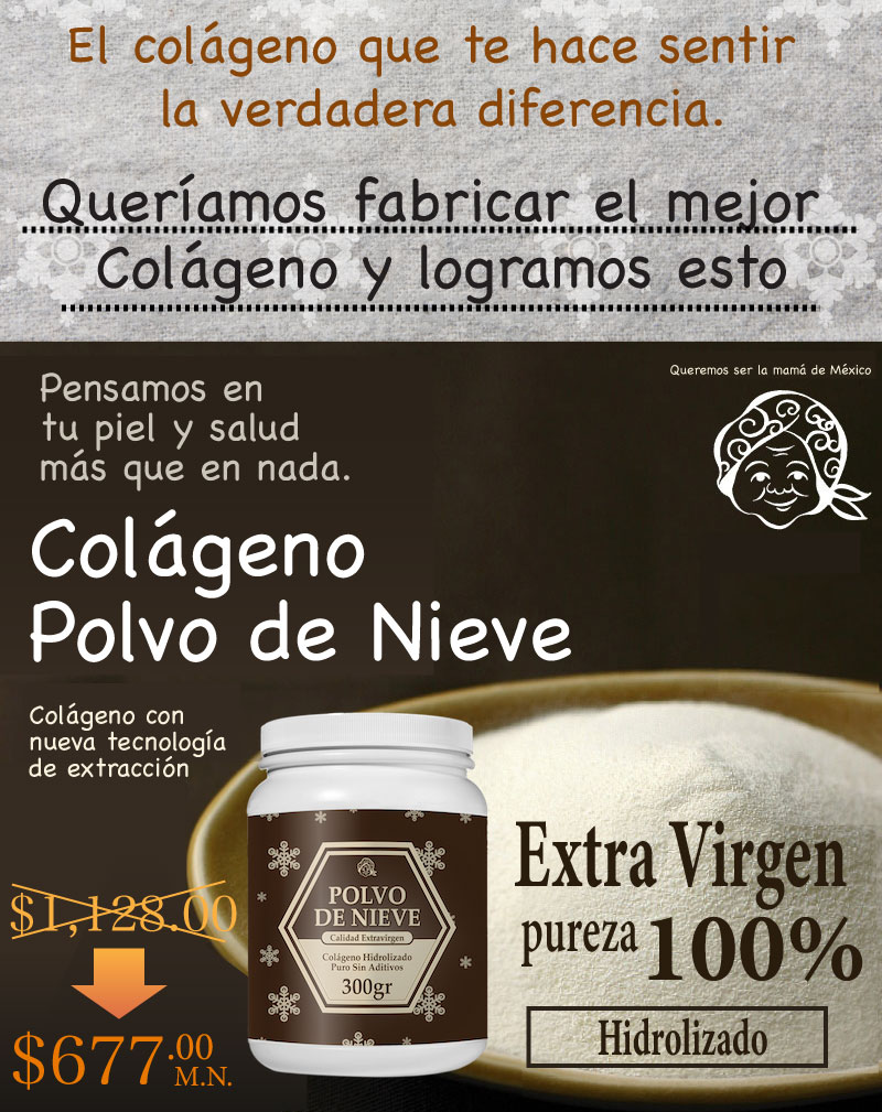 El colágeno que te hace sentir la verdadera diferencia. Queríamos fabricar el mejor colágeno y logramos esto. Colágeno Polvo de Nieve, Extra virgen Pureza 100%