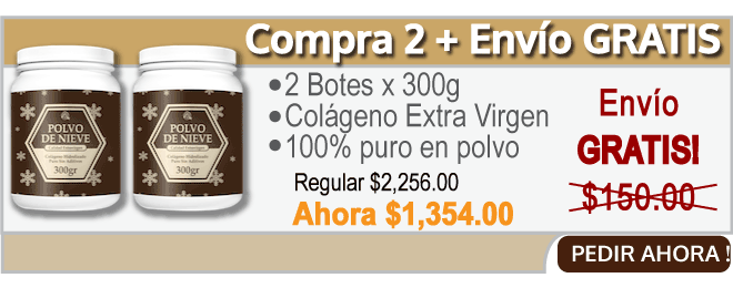 Compra 2 botes de colágeno extra virgen con envío gratis